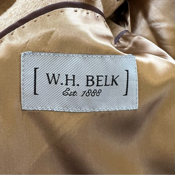 W.H Belk Vintage Tan 100% Camel Hair Men’s Blazer Sport Jacket Size 46 Regular - Picture 5 of 7
